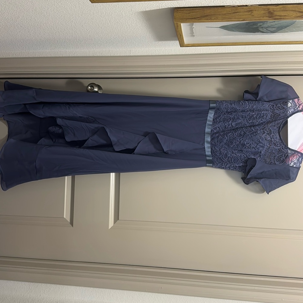 Purple formal dress
